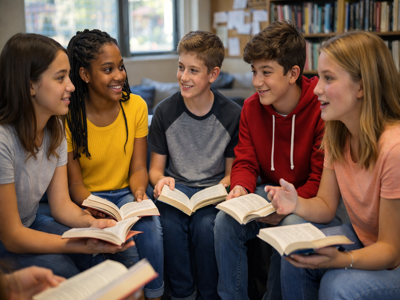 CLUB DE LECTURA I D’EXPRESSIÓ CREATIVA: ADOLESCENTS AMB VEU PRÒPIA